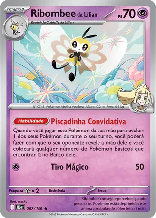 Carta Ribombee da Lílian