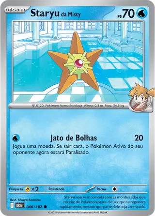 Carta Staryu da Misty
