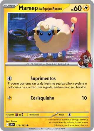 Carta Mareep da Equipe Rocket