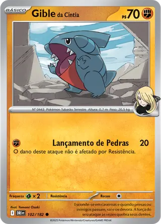 Carta Gible da Cíntia