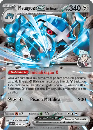 Carta Metagross ex do Steven
