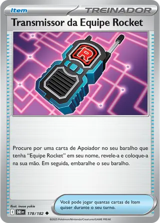 Carta Transmissor da Equipe Rocket
