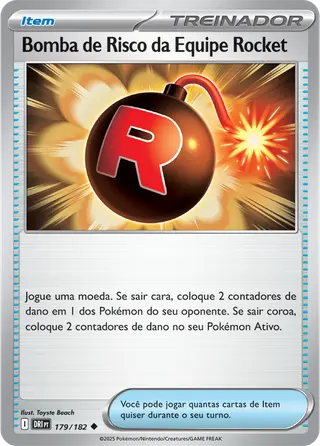 Carta Bomba de Risco da Equipe Rocket