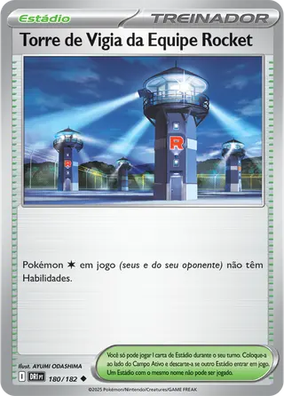 Carta Torre de Vigia da Equipe Rocket