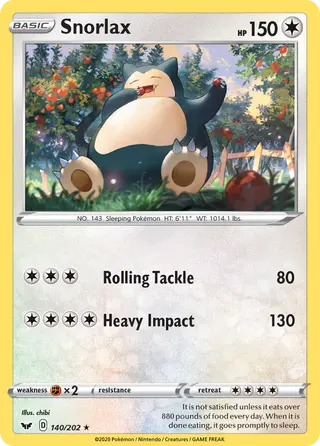Carta Snorlax