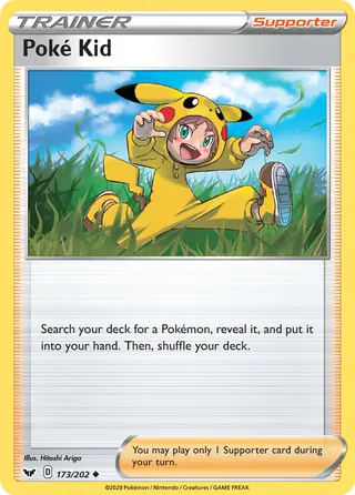 Carta Poké Criança