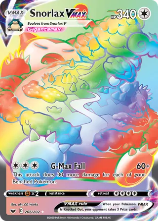 Carta Snorlax VMAX