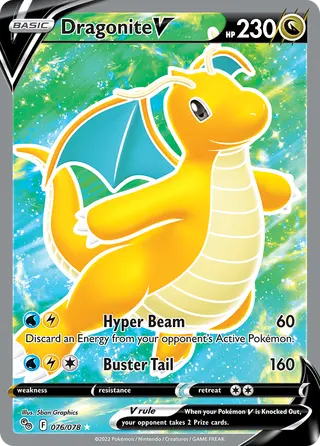 Carta Dragonite V