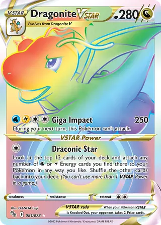 Carta Dragonite V-ASTRO