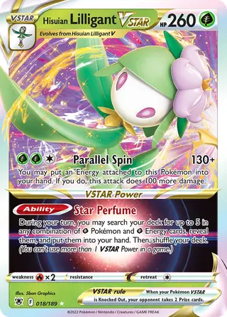Carta Lilligant de Hisui V-ASTRO