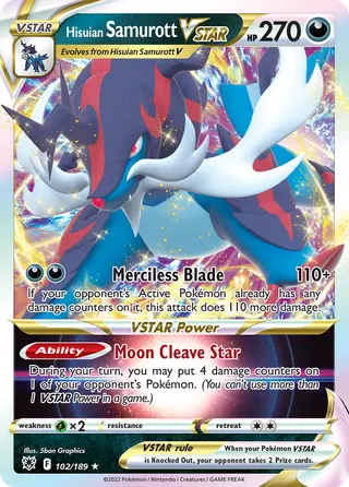Carta Samurott de Hisui V-ASTRO