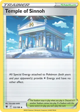 Carta Templo de Sinnoh