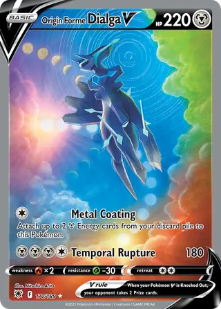 Carta Dialga Forma Origem V