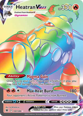 Carta Heatran VMAX