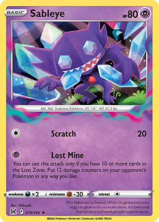 Carta Sableye