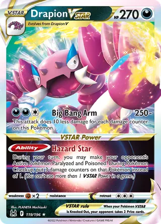 Carta Drapion V-ASTRO