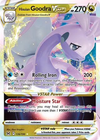 Carta Goodra de Hisui V-ASTRO
