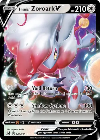 Carta Zoroark de Hisui V