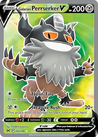 Carta Perrserker de Galar V