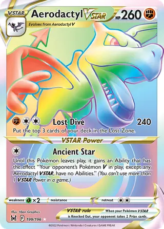 Carta Aerodactyl V-ASTRO