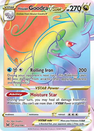 Carta Goodra de Hisui V-ASTRO