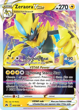 Carta Zeraora V-ASTRO