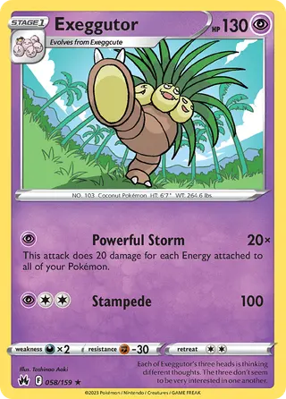 Carta Exeggutor