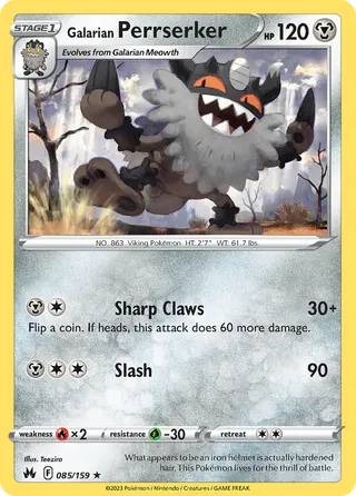 Carta Perrserker de Galar
