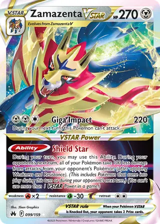 Carta Zamazenta V-ASTRO