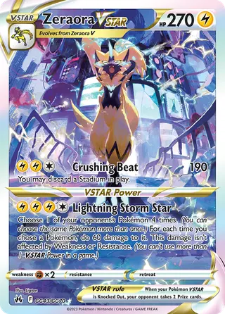 Carta Zeraora V-ASTRO