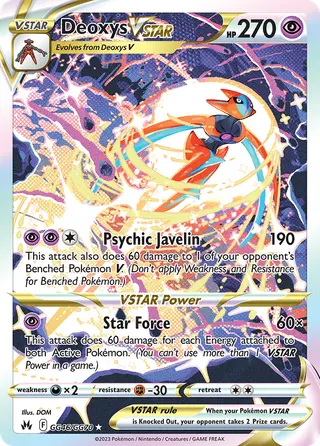 Carta Deoxys V-ASTRO