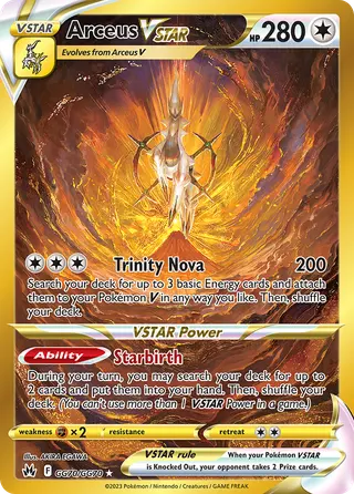 Carta Arceus V-ASTRO