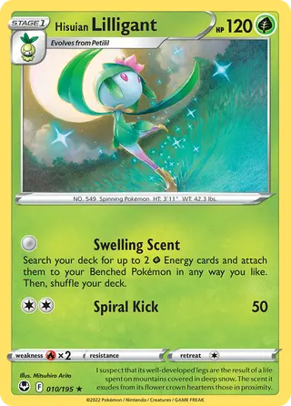 Carta Lilligant de Hisui