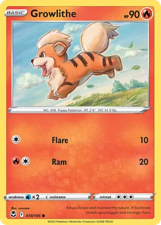Carta Growlithe