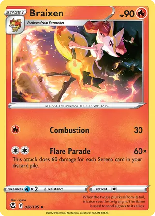 Carta Braixen