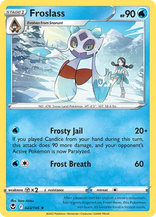Carta Froslass