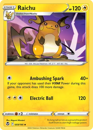 Carta Raichu