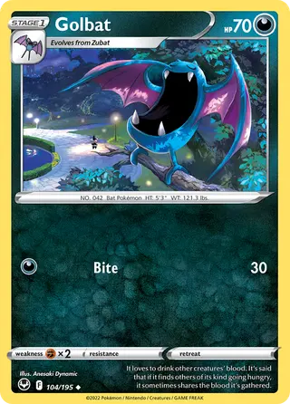 Carta Golbat