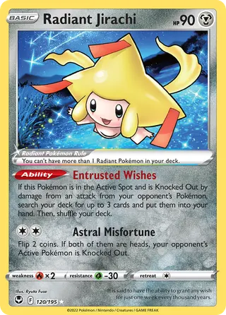 Carta Jirachi Radiante