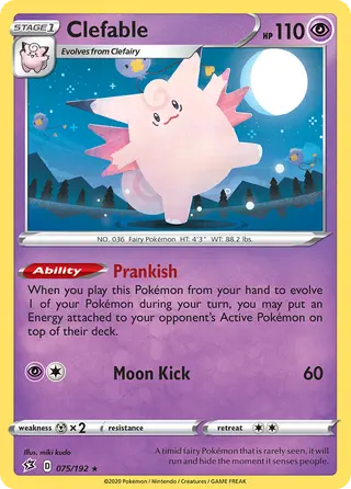 Carta Clefable