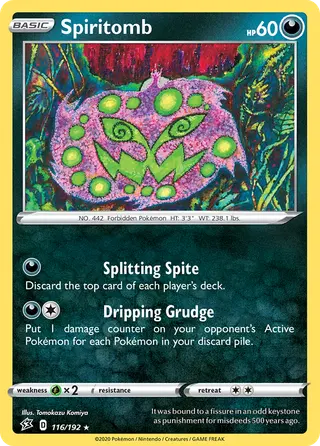Carta Spiritomb