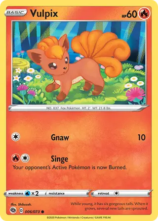 Carta Vulpix