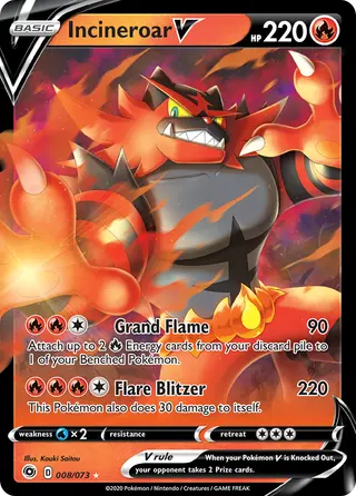 Carta Incineroar V
