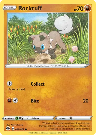 Carta Rockruff