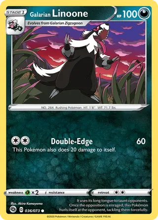 Carta Linoone de Galar