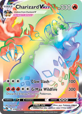 Carta Charizard VMAX