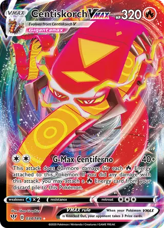 Carta Centiskorch VMAX