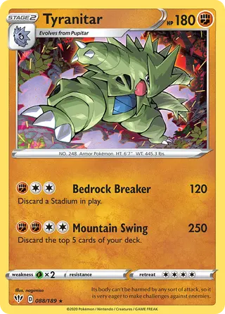 Carta Tyranitar
