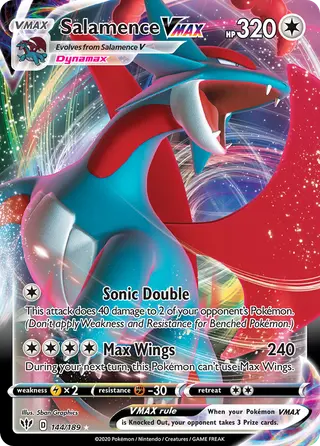 Carta Salamence VMAX