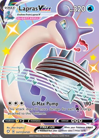 Carta Lapras VMAX